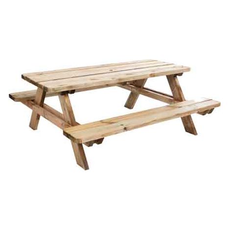 HOLZTISCH FÜR PICKNICK cm 180x120x70h