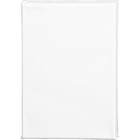 Châssis peinture - 18 x 24 cm - Coton - Blanc - Décoration murale