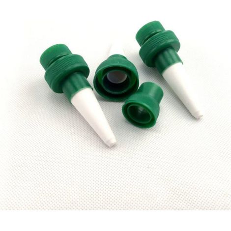 Arroseur Céramique - Pointe d'Arrosage pour Bouteille en Verre ou Plastique - Système d'Arrosage Automatique pour Plantes d'Intérieur - Lot de 4 (1/5)