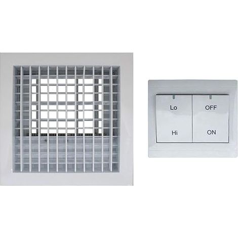 Electric ventilation grille ventilation register motorised ventilation 220 V VMC air conditioning (1/5)