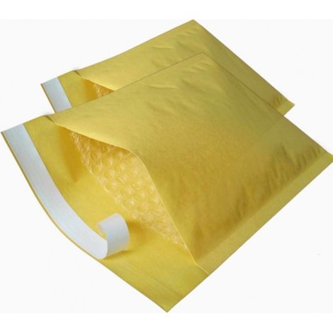 Trade Shop - BULKED YELLOW LETTERS ENVELOPE 25x30 POSTALS WITH PLURIBALL ADHESIVE CLOSURE -