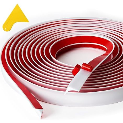 Profile Finishing Worktop 6 Metres Baguette Finish Angle Work Surface Kitchen Finishing Wand Kitchen Seal Self Adhesive to Make a Finish Between Surface and Splashback (1/5)