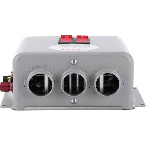 600W‑800W 12V Réchauffeur De Voiture Compact Réchauffeur De Voiture 3 Trous Hiver Chauffage Rapide Réchauffeur Gel Élimination Faible Bruit FDC (1/4)