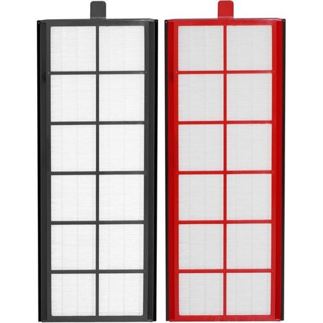 Confezione da 2 filtri aria compatibili con unità di ventilazione Zehnder ComfoAir 350/550/D350 - Filtro aria G4 / F7-400100084 - Bianco/rosso/nero (1/4)