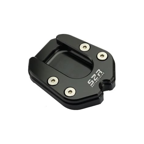 (Noir) Compatible avec les accessoires moto CFMOTO 650MT MT 650 MT MT650 TR-G 650TR-G : béquille latérale, support élargi, extension, maxpower (1/4)