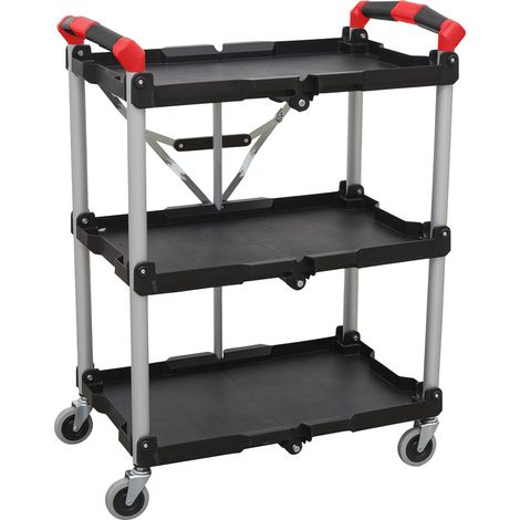 Sealey Folding Workshop Trolley 3-Level CX314 (1/5)
