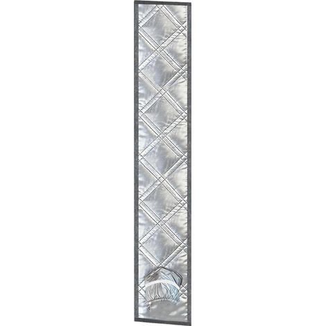 Kit d'étanchéité de fenêtre climatiseur Bouclier Anti-Chaleur Isolant,Kit joint fenêtre climatisation pour Bureau, Garage, Appartement, Chambre, Cuisine, Maison, Intérieur, Sous-sol,25×250cm (1/5)