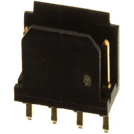 Connettore Dubox maschio 4 vie da circuito stampato