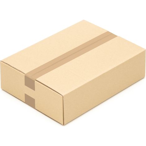 480 Faltkartons 400 x 300 x 100 mm Kartons 2-wellig 40 x 30 x 10 cm Versandkartons Wellpappe (1/4)