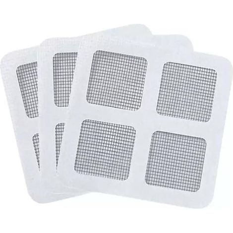 NOLUXA Lot de 50 Autocollants jetables pour canalisations de Douche et canalisations de Douche Attrape-Cheveux, Protection De Drain Filtre (1/5)