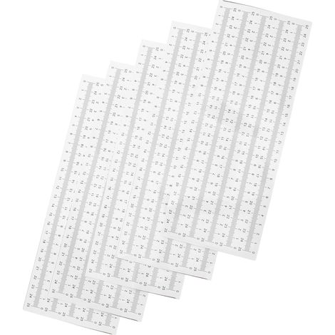 KICHOUSE Lot de 50 règles adhésives autocollantes à mesurer pour (1/5)
