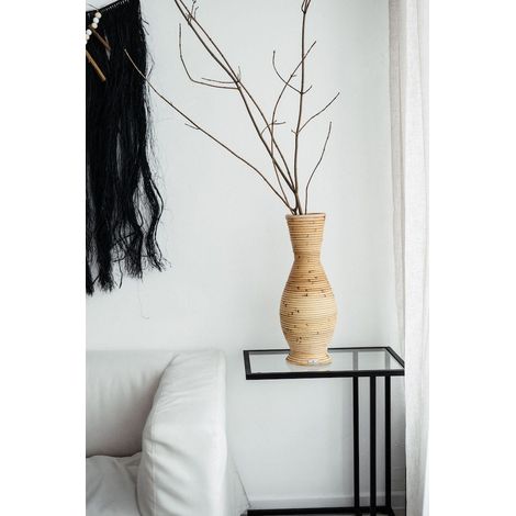 Vase en rotin Castor S (1/5)