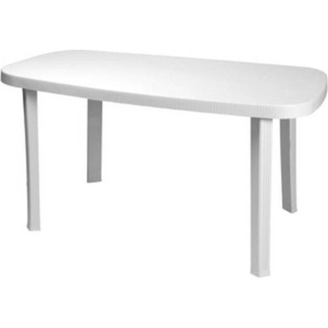 TAVOLO GARDEN OTELLO 136X82XH72CM BIANCO