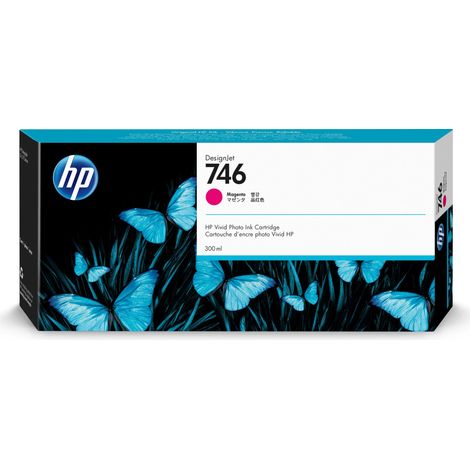 Hewlett Packard HP 746 - Original - Encre à pigments - Magenta - HP - HP DesignJet Z6 Printer series - HP Designjet Z9 Printer series - Impression à jet d'encre (P2V78A)