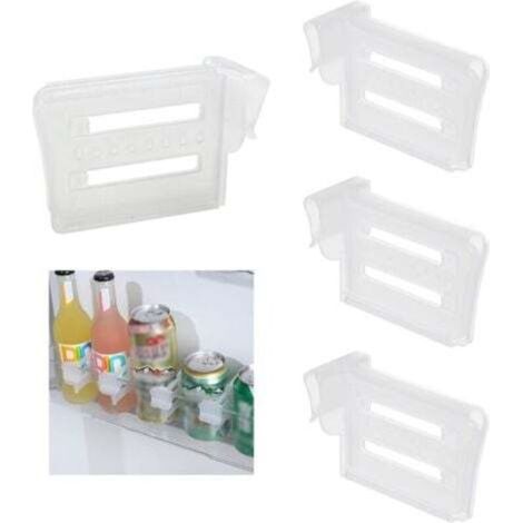 [NEVER USED] pcs Refrigerator Dividers and Organizers, Side Door Storage Dividers, Adjustable Shelves for Freezer, Eggs, Fruits, Drinks and Food (Transparent)