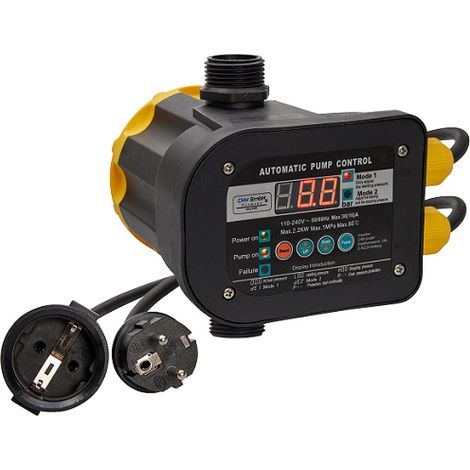CHM – Commande de pompe numérique automatique 2,2 kW – Capteur intégré – Pression 0.5-6.7 bar – Tension 220-240V – Protection IP54 (1/4)