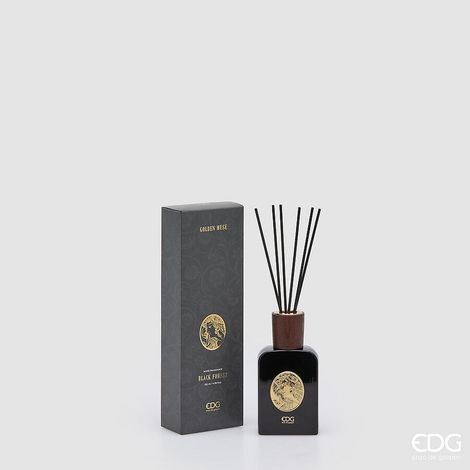 EDG Enzo De Gasperi Profumatore Ambiente Bottiglia Diva 120 ml Foresta Nera – Diffusore Fragranza Design Elegante