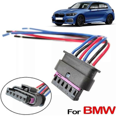 Connecteur de feu arrière à 6 broches compatible avec les modèles BMW F20, F22, F30, F31 et F32 (1/4)