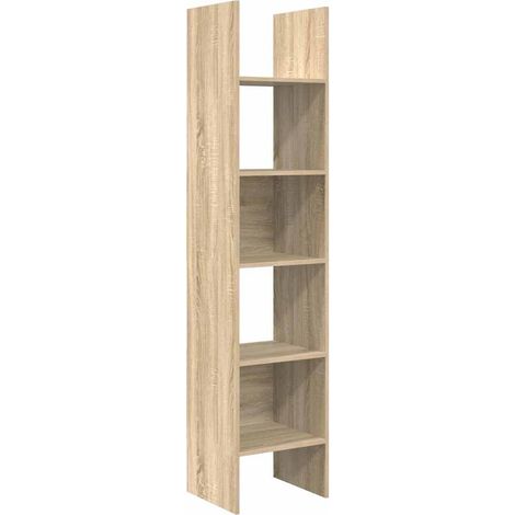Maison Exclusive - Bücherregal Sonoma-Eiche 40x35x180 cm Holzwerk (1/5)