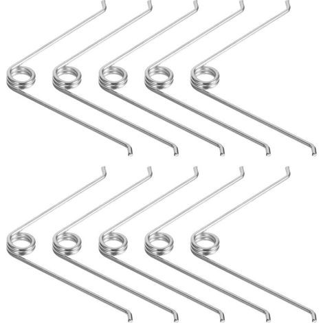 Molle per cesoie da potatura in acciaio inossidabile, set da 10 pezzi, design a V, per attrezzi da giardinaggio manuali e per uso esterno. (1/5)