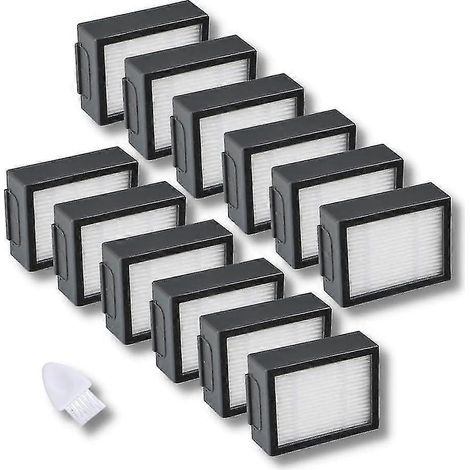 Lot de 12 cartouches filtrantes de rechange pour iRobot Roomba I&e I1 I3 I4 I6 I7 I8 E5 E6+ J7 (non applicable au J7+) (1/5)
