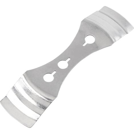 Lot de 5 supports de mèche en métal avec centreur à 3 trous pour la fabrication de bougies. (1/5)