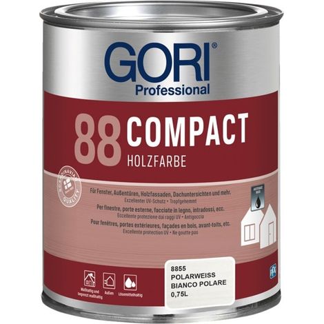 GORI 88 COMPACT Finitura a gel effetto cerato coprente - 8000 Bianco Ral 9010 2,5 L