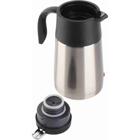 Bouilloire électrique de voiture camion 12V 24V 1300ml en acier inoxydable 304 avec isolation sous vide pour voyages (1/5)