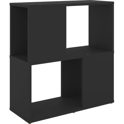 Maison Exclusive - Bücherregal Schwarz 60x24x63 cm Holzwerkstoff