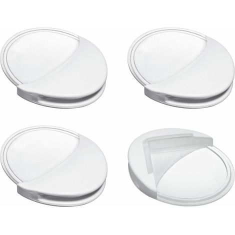 reer Eckenschutz, 4er Set, Ecken Schutz, Stoßschutz, Kindersicherung, Kinder Sicherung, Weiß / Transparent, 82010 (1/5)