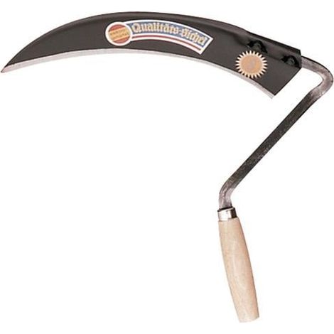 Sensensichel L.340mm halbgeschmiedet,m.Schneidenschutz geschl.