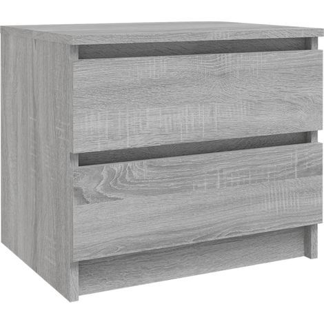 Maison Exclusive - Nachttisch Grau Sonoma 50x39x43,5 cm Holzwerks