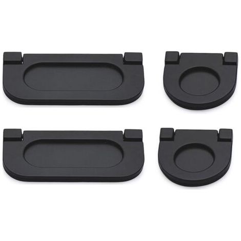 4Pcs Poignées invisibles Acier inoxydable 35/75mm Poignée Tiroir avec Vis Cupboard drawer Cabinet Wardrobe Accessories (1/5)