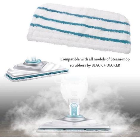 Lingettes Microfibres - Rectangulaires - Pour Balais Vapeur - Compatible Avec Modèles À Vapeur Domestiques - Lot De 5 (1/4)