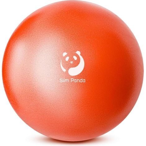 Gymnastikball 23-25cm Pilates aufblasbar Fitness Balance Orange (1/5)
