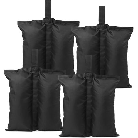 Set mit 4 Sandballastsäcken zum Zusammenklappen von Zeltbeinen, Sonnenschirmen und Trampolinen. (1/5)
