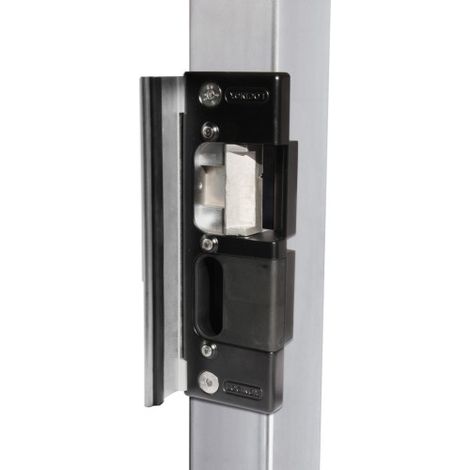 Locinox – Gâche électrique 12V à encastrer – Force de traction 500kg – Construction étanche pour environnements difficiles – Compatible serrures L