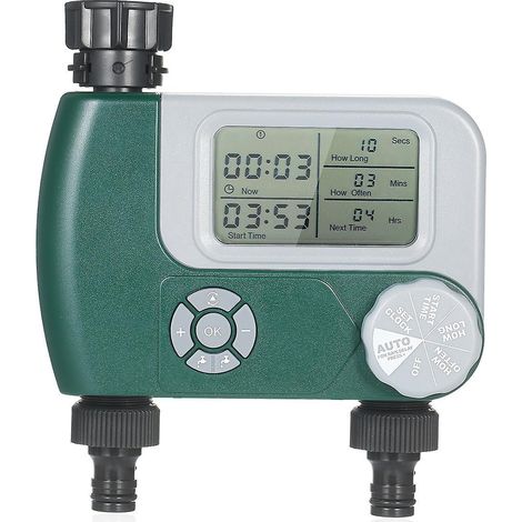 Minuteur numérique programmable pour robinet d'arrosage, système d'irrigation extérieur automatique à piles