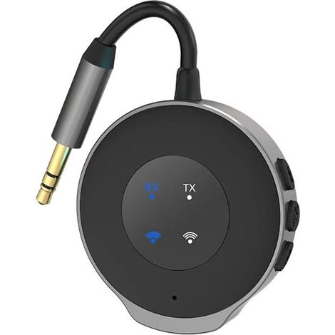 Ricevitore audio per auto - Adattatore per chiamate audio wireless, lettore audio 2 in 1, adattatore radio, basso consumo energetico (1/5)