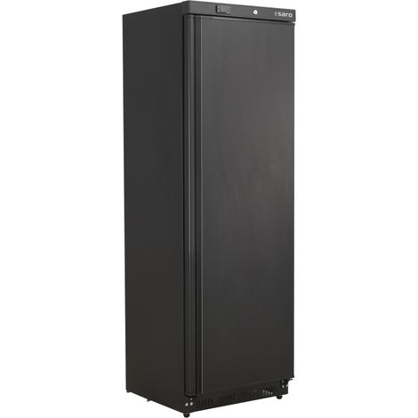 Réfrigérateur professionnel noir 620L ventilé avec contrôle numérique - Dégivrage auto - Saro