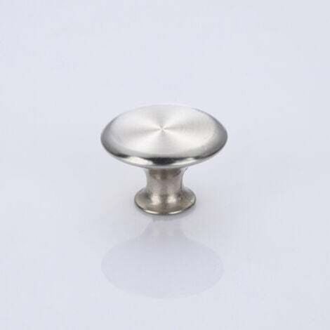 10 maniglie per cassetti e ante color argento, pomelli per mobili da 30 mm, pomelli rotondi a foro singolo per cassetti, pomelli per porte, maniglie per mobili per armadi, guardaroba, cucine, camerett