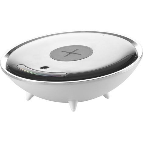 Platinet modernes LED-Schreibtischlampe mit drahtlosem Ladegerät
