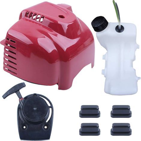 Kit carter moteur, couvercle, démarreur à tirage, réservoir de carburant, tampon pour Honda GX35 GX 35 moteur à essence Mini 4 temps Tondeuse Coupe-bordures (1/5)