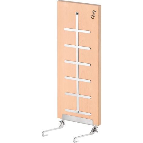 1 Planche À Saumon, Bois De Hêtre, Support Acier Inoxydable, Pour Fumage, Viande Et Poisson, Barbecue Extérieur (1/5)