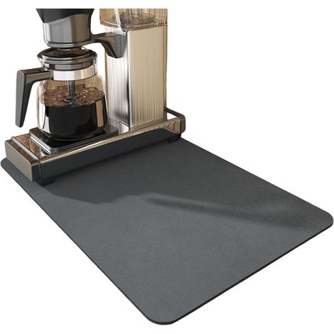 1 Tapis de bar, anti-dérapant, absorbant, pour machine à café, cuisine, salle de bain (1/5)