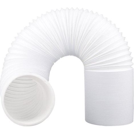 Tuyau d'évacuation flexible pour climatiseur mobile Ø13 cm longueur 200 cm, extensible et durable, installation facile, compatible climatisation mobile (1/2)