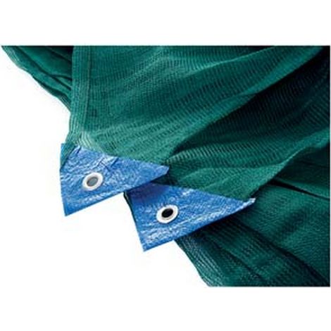 1PZ RETE RACCOLTA OLIVE PESANTE ANTISPINA IN TELI - mt. 12x12 con taglio a met,"occhielli sui quattro lati con rinforzo