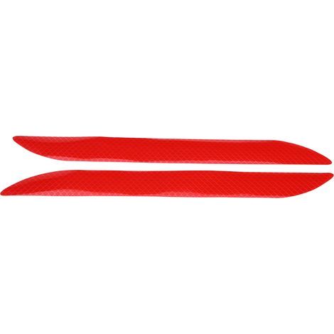 [Décals] Adhésifs Réfléchissants 2pcs (28x3cm) pour Sécurité Véhicule PET Multicolores - Alerte Visuelle 300m (1/5)