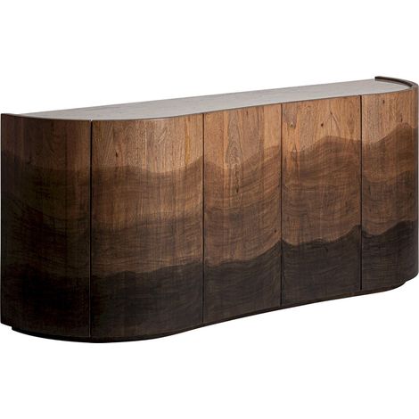 Buffet Stylé Mango Noir Marbre - Noir profond et éclat de marbre (1/5)