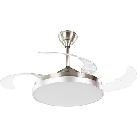 Deckenventilator mit Licht IBAR mit Fernbedienung Transparent